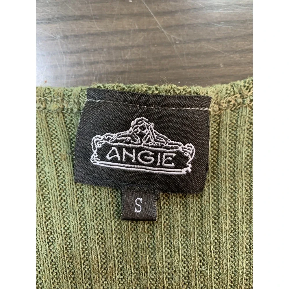 Angie Ribbed Knit Long Sleeve Dress Size Small Punk Grunge‎ Skater Alternative